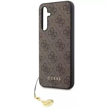 Originálne puzdro GUESS Hardcase GUHCS23FEGF4GBR pre Samsung Galaxy S23 FE (4G Charm / hnedé)