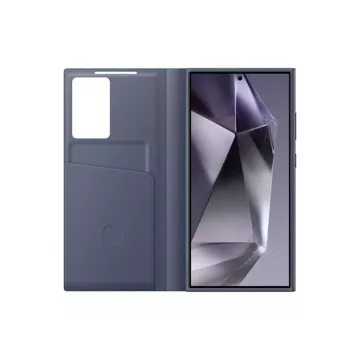 Originálne puzdro Smart View Wallet Case Black EF-ZS928CVEGWW pre Samsung Galaxy S24 Ultra fialový blister