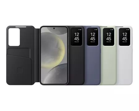 Originálne puzdro na peňaženku Smart View čierne EF-ZS921CVEGWW pre Samsung Galaxy S24 fialový blister