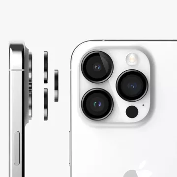 Osłonovaný chránič rámu fotoaparátu Ringke pre Apple iPhone 15 Pro Max Black