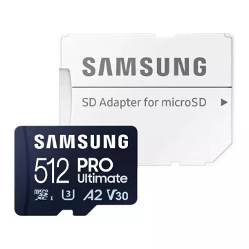 Pamäťová karta Samsung microSDXC PRO Ultimate 512 GB 200 MB/s UHS-I/U3 (MB-MY512SA/WW)