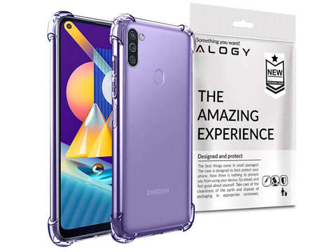 Pancierové puzdro ShockProof Alogy pre Samsung Galaxy M11 / A11 priehľadné