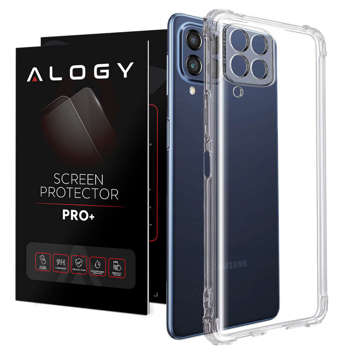 Pancierové puzdro ShockProof Alogy pre Samsung Galaxy M53 5G. Číre sklo