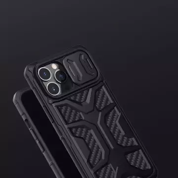 Pancierový kryt Nillkin Adventruer Case pre iPhone 13 Pro Max s krytom fotoaparátu čierny