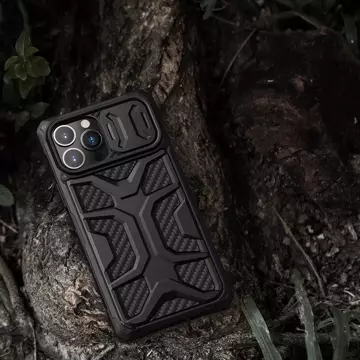 Pancierový kryt Nillkin Adventruer Case pre iPhone 13 Pro Max s krytom fotoaparátu čierny