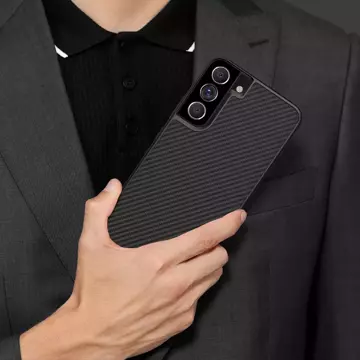 Pancierový kryt Nillkin Synthetic Fiber Case pre Samsung Galaxy S22 (S22 Plus) čierny