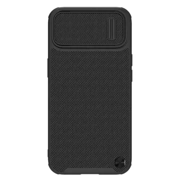 Pancierový kryt Nillkin Textured S Case iPhone 14 Plus s krytom fotoaparátu, čierny