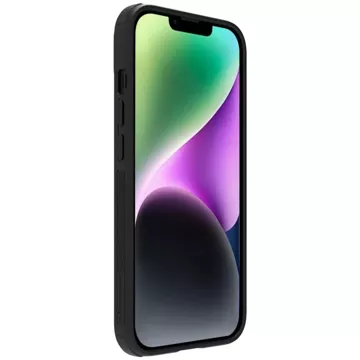 Pancierový kryt Nillkin Textured S Case iPhone 14 Plus s krytom fotoaparátu, čierny