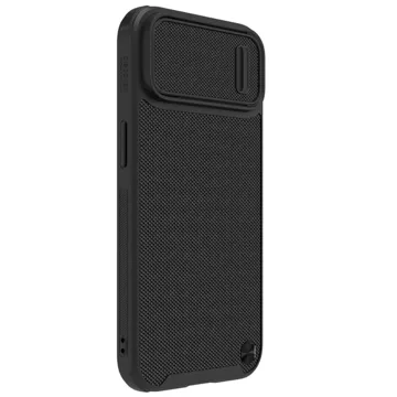 Pancierový kryt Nillkin Textured S Case iPhone 14 Plus s krytom fotoaparátu, čierny