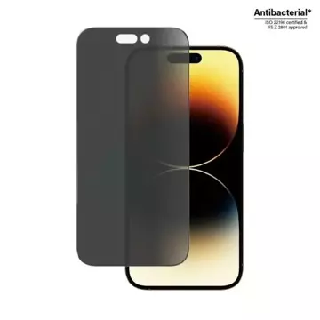 PanzerGlass Ultra-Wide Fit pre iPhone 14 Pro 6,1" Ochrana súkromia Antibakteriálna P2772