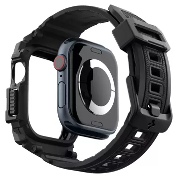 Pasek Spigen Rugged Armor „pro“ do Apple Watch 10 (42 mm) Matte Black