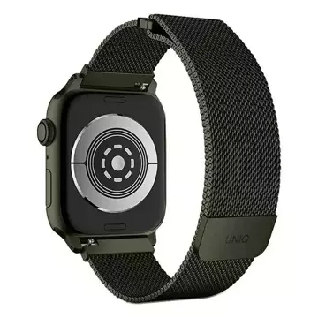 Pasek UNIQ Dante Apple Watch Series 4/5/6/7/8/SE/SE2 42/44/45 mm Nerezová oceľ zielony/zelená