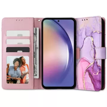 Peňaženka Tech-Protect Galaxy A34 5G Marble