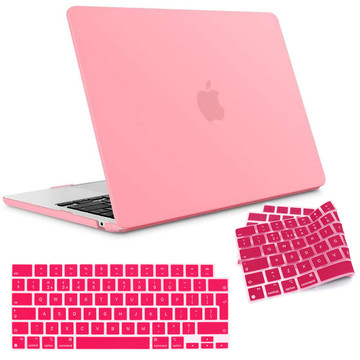 Pevné puzdro Alogy pre Apple Macbook Air 13 2022 M2 Matte Pink Keyboard Overlay