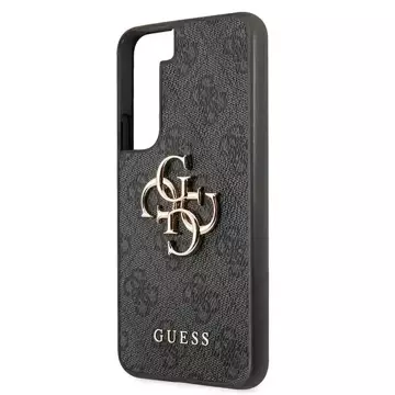 Pevné puzdro Etui Guess GUHCS22S4GMGGR S901 do Galaxy S22 4G veľké kovové logo