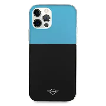 Pevné puzdro na telefón Color Block pre iPhone 12/12 Pro modro/modré