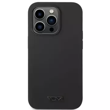 Pevné puzdro na telefón Tumi Liquid Silicone na iPhone 14 Pro czarny/black