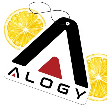 Prívesok vône do auta, vôňa do auta, osviežovač vzduchu do auta Alogy Lemon