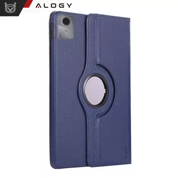 Puzdro 360 ​​pre Lenovo Tab M11 10,95" TB330FU / TB330XU / TB331FC Otočný kryt na tablet Flip Cover Puzdro Alogy Navy Blue