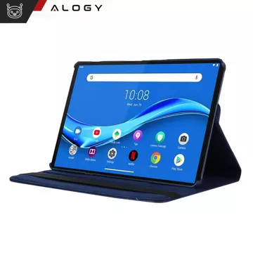 Puzdro 360 ​​pre Lenovo Tab M11 10,95" TB330FU / TB330XU / TB331FC Otočný kryt na tablet Flip Cover Puzdro Alogy Navy Blue