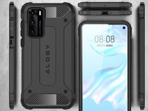 Puzdro Alogy Hard Armor pre Huawei P40 šedé