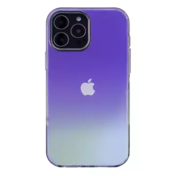 Puzdro Aurora Case na iPhone 12 gélový neónový kryt fialový