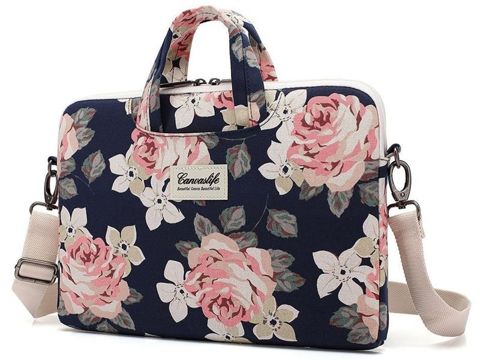 Puzdro Canvaslife Briefcase Laptop Sleeve 13 pre MacBook Pro / Air Navy Rose