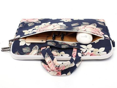 Puzdro Canvaslife Briefcase Laptop Sleeve 13 pre MacBook Pro / Air Navy Rose