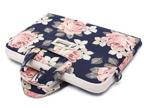 Puzdro Canvaslife Briefcase Laptop Sleeve 13 pre MacBook Pro / Air Navy Rose