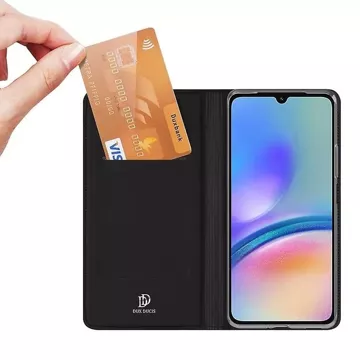 Puzdro DUX DUCIS Skin Pro - flipové puzdro pre Samsung Galaxy A05s čierne