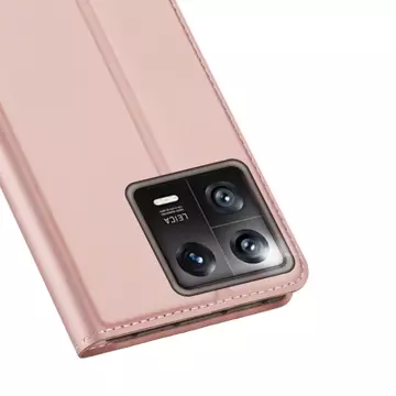 Puzdro Dux Ducis Skin Pro Xiaomi 13 Flip Card Wallet Stand Pink