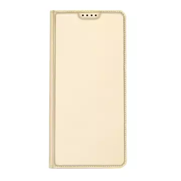 Puzdro Dux Ducis Skin Pro pre Xiaomi Redmi Note 12 Pro Cover Flip Card Wallet Stand Gold