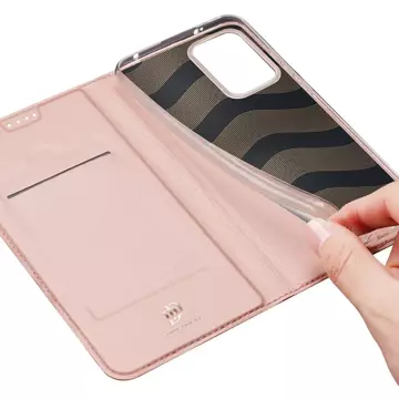 Puzdro Dux Ducis Skin Pro pre Xiaomi Redmi Note 12 Pro Flip Card Wallet Stand Pink