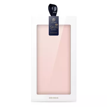 Puzdro Dux Ducis Skin Pro s chlopňou a slotom na kartu pre Xiaomi Redmi Note 13 5G - ružové