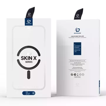 Puzdro Dux Ducis Skin X Pro s magnetickým krúžkom / stojanom pre Samsung S24 - čierne