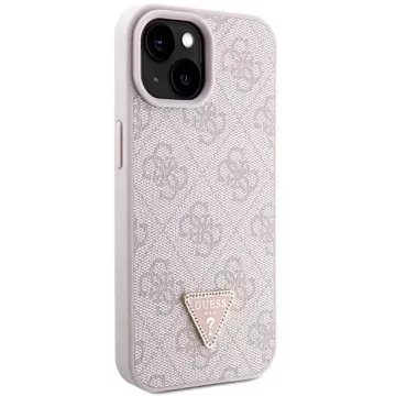 Puzdro Guess GUHCP15MP4TDSCPP pre iPhone 15 Plus 6,7" pevné puzdro Crossbody 4G Metal Logo ružové/ružové