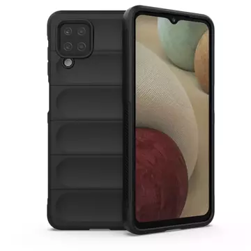 Puzdro Magic Shield Case pre Samsung Galaxy A12 flexibilný pancierový kryt čierny