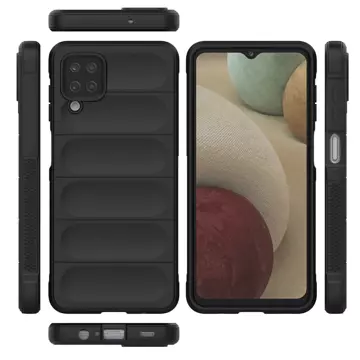 Puzdro Magic Shield Case pre Samsung Galaxy A12 flexibilný pancierový kryt čierny