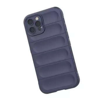 Puzdro Magic Shield Case pre iPhone 12 Pro s elastickým pancierovým rukávom bordovej farby