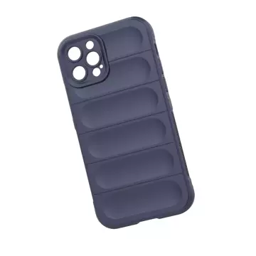 Puzdro Magic Shield Case pre iPhone 12 Pro s elastickým pancierovým rukávom bordovej farby