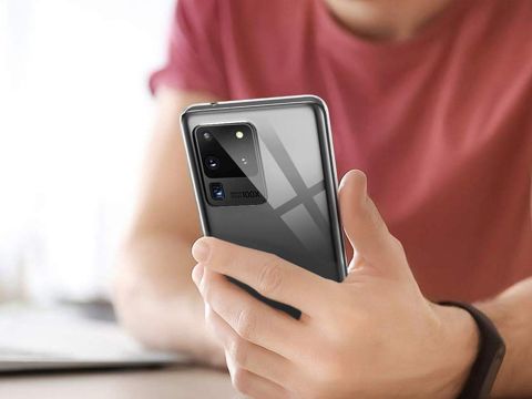 Puzdro PURO 0.3 Nude pre Samsung Galaxy S20 Ultra Transparent