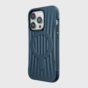 Puzdro Raptic Clutch Built Case na iPhone 14 Pro so zadným krytom MagSafe modré