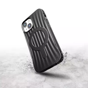 Puzdro Raptic Clutch Built Case na iPhone 14 so zadným krytom MagSafe čiernej farby