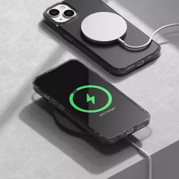Púzdro Ringke Fusion Matte pre kryt iPhone 14 Plus s gélovým rámom sivej farby