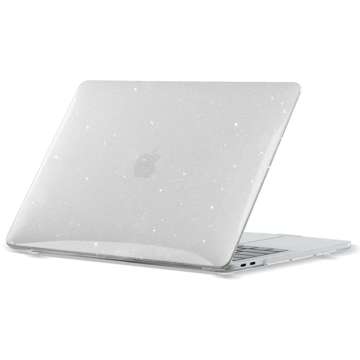 Puzdro SmartShell pre Macbook Air 13 2018-2020 Glitter Clear