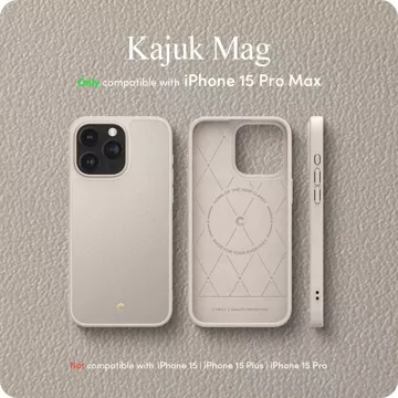 Puzdro Spigen Cyrill Case Mag MagSafe pre Apple iPhone 15 Pro Max Cream