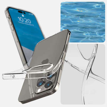 Puzdro Spigen Liquid Crystal pre Apple iPhone 14 Pro Crystal Clear Glass