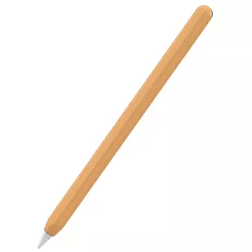 Puzdro Stoyobe Nice Sleeve pre puzdro Apple Pencil 2 prekrývajúce puzdro na stylus oranžové