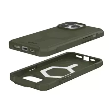 Puzdro UAG Essential Armor Magsafe - ochranné puzdro pre iPhone 15 Pro Max (olivový)