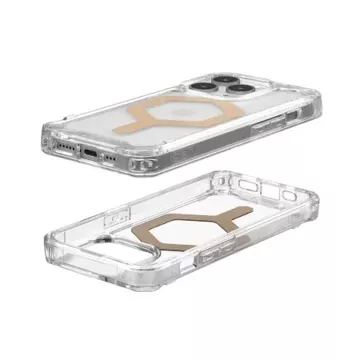 Puzdro UAG Plyo Magsafe - ochranné puzdro pre iPhone 15 Pro kompatibilné s MagSafe (ľadovo zlaté)